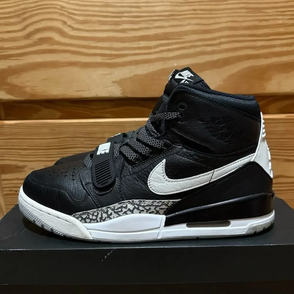 Air Jordan Legacy 312 Black White Cement AV3922-001 Size 11.5